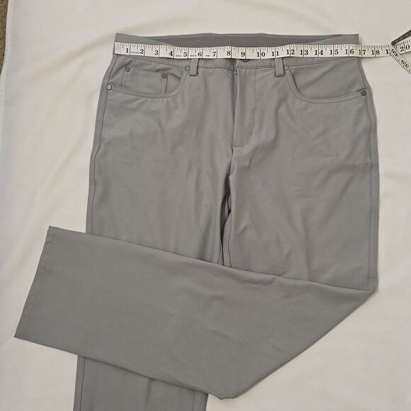 Greg Norman Men’s Golf Pants  32X 29 Gray Grey Polyester Spandex - Picture 1 of 6